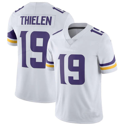 MN.Vikings #19 Adam Thielen White Vapor Untouchable Limited Jersey Stitched American Football Jerseys - Main View