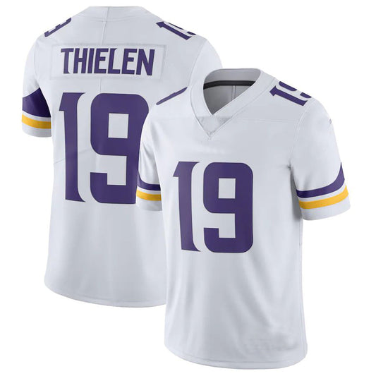 MN.Vikings #19 Adam Thielen White Vapor Untouchable Limited Jersey Stitched American Football Jerseys - Main View
