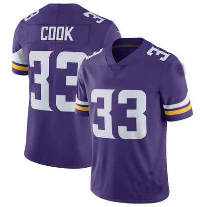 MN.Vikings #33 Dalvin CookPurple Vapor Untouchable Limited Jersey Stitched American Football Jerseys - Main View