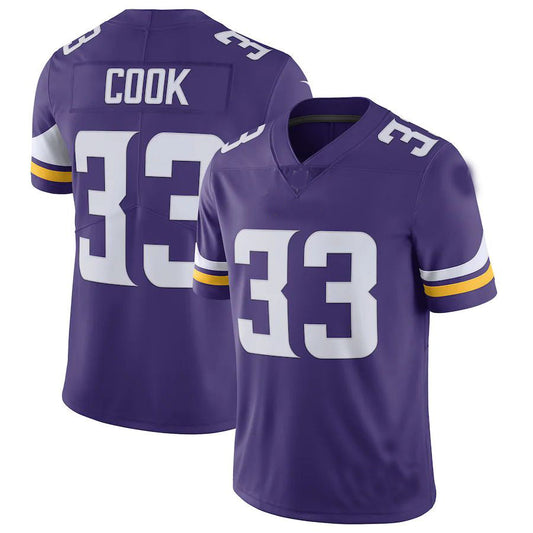 MN.Vikings #33 Dalvin CookPurple Vapor Untouchable Limited Jersey Stitched American Football Jerseys - Main View