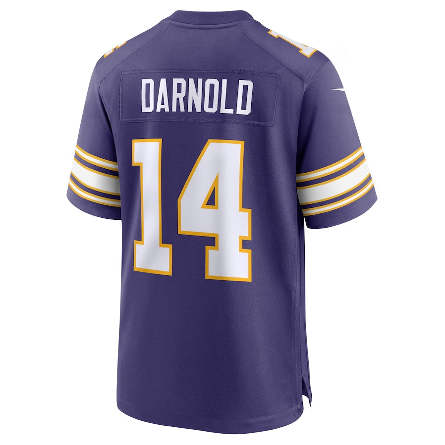 MN.Vikings #14 Sam Darnold Purple Alternate Game Stitched American Football Jerseys - Main View