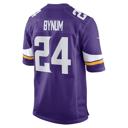 MN.Vikings #24 Camryn Bynum Purple Player Game Stitched American Football Jerseys - Main View