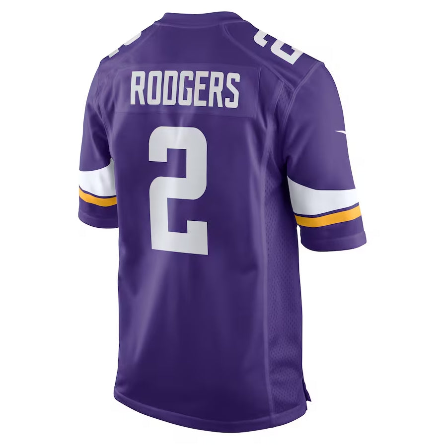 MN.Vikings #2 Isaiah Rodgers Purple Team Game Stitched American Football Jerseys - Main View