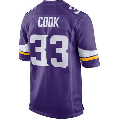 MN.Vikings #33 Dalvin Cook  Purple Game Jersey Limited Jersey Stitched American Football Jerseys - Main View