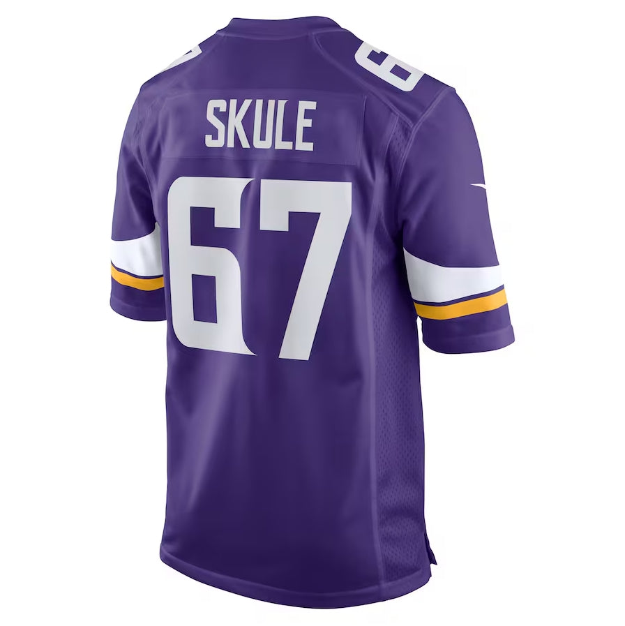 MN.Vikings #67 Justin Skule Purple Team Game Stitched American Football Jerseys - Main View