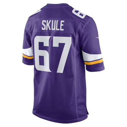 MN.Vikings #67 Justin Skule Purple Team Game Stitched American Football Jerseys - Main View