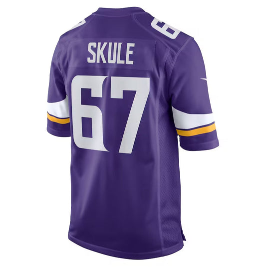 MN.Vikings #67 Justin Skule Purple Team Game Stitched American Football Jerseys - Main View