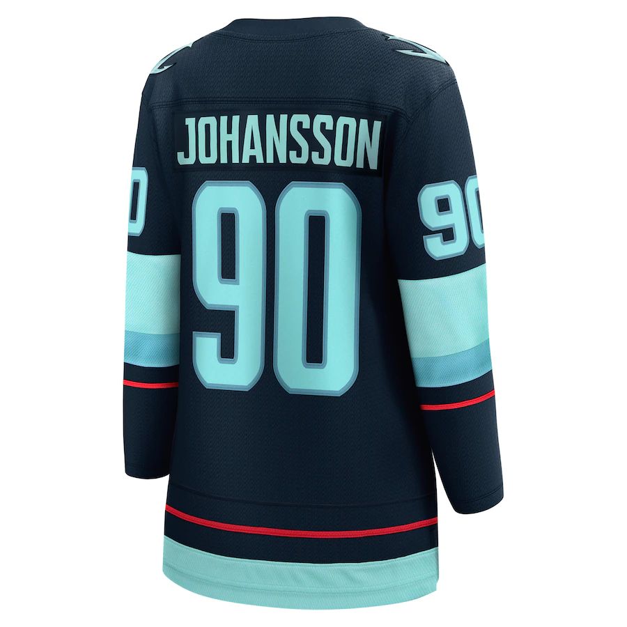 S.Kraken #90 Marcus Johansson Fanatics Branded Home Breakaway Player Jersey Blue Stitched American Hockey Jerseys - Main View