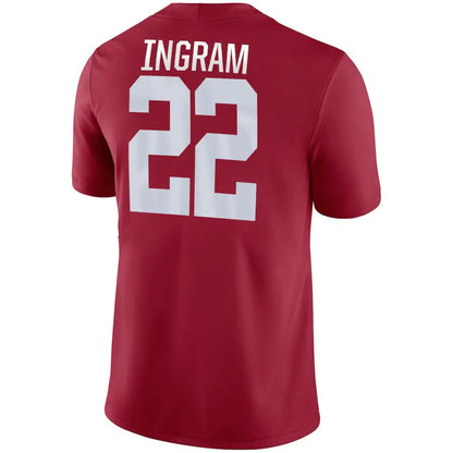 A.Crimson Tide #22 Mark Ingram Game Jersey Stitched American College Jerseys - Main View