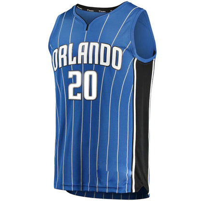O.Magic #20 Markelle Fultz Fanatics Branded Fast Break Replica Jersey Icon Edition Blue Stitched American Basketball Jersey - Main View