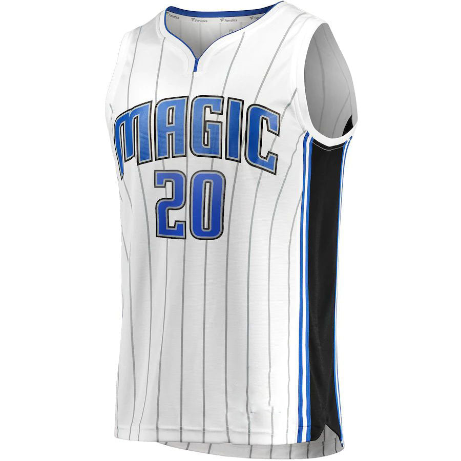 O.Magic #20 Markelle Fultz Fanatics Branded  Fast Break Replica Player Jersey Association Edition White Stitched American Basketball Jersey - Main View