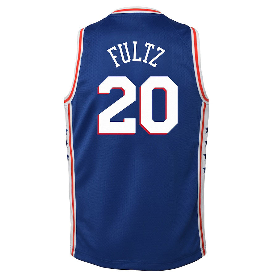 PH.76ers #20 Markelle Fultz Swingman Jersey Blue Icon Edition Stitched American Basketball Jersey - Main View