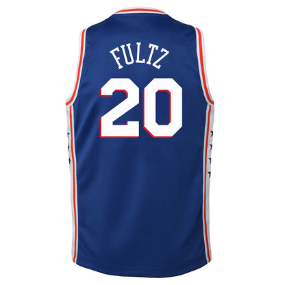PH.76ers #20 Markelle Fultz Swingman Jersey Blue Icon Edition Stitched American Basketball Jersey - Main View
