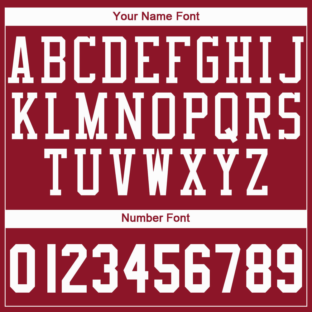 Custom Maroon White Round Neck Basketball Jersey view 3