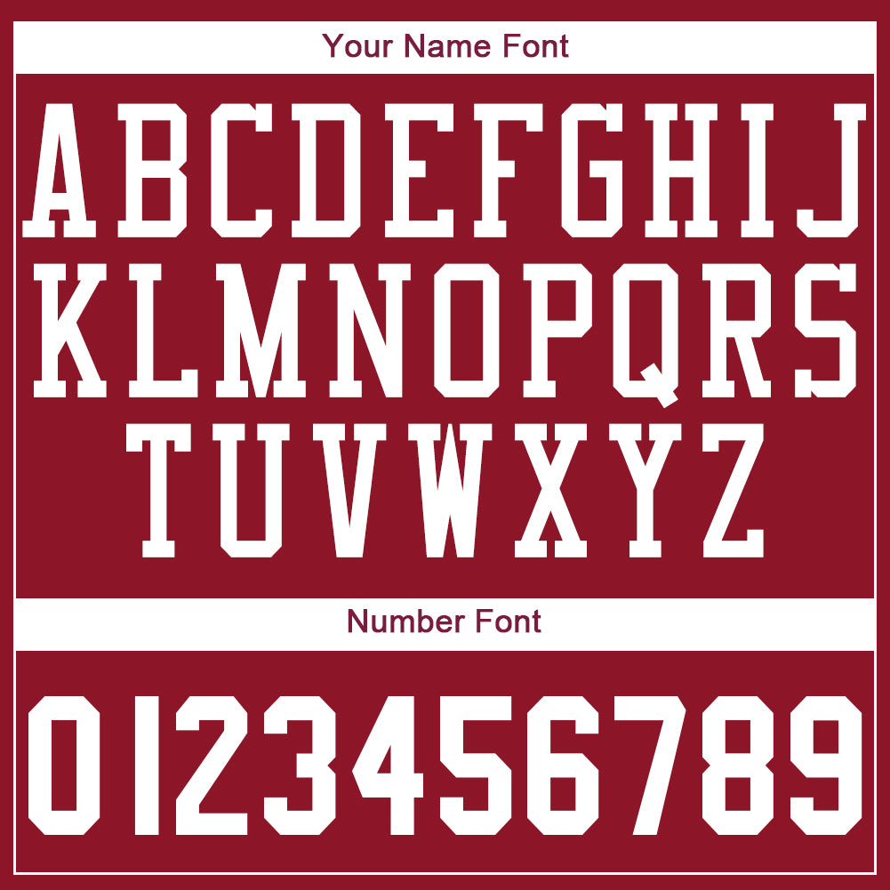 Custom Maroon White Round Neck Basketball Uniform Jersey view 4