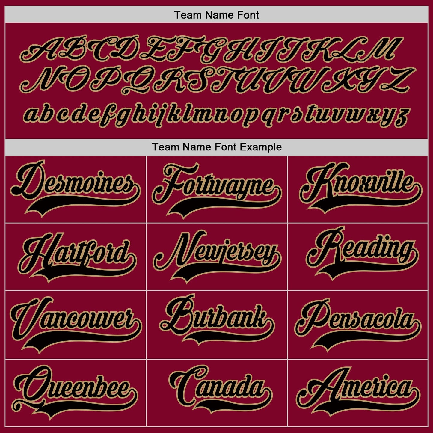 Custom Maroon Black-Old Gold Hockey Jersey view 4
