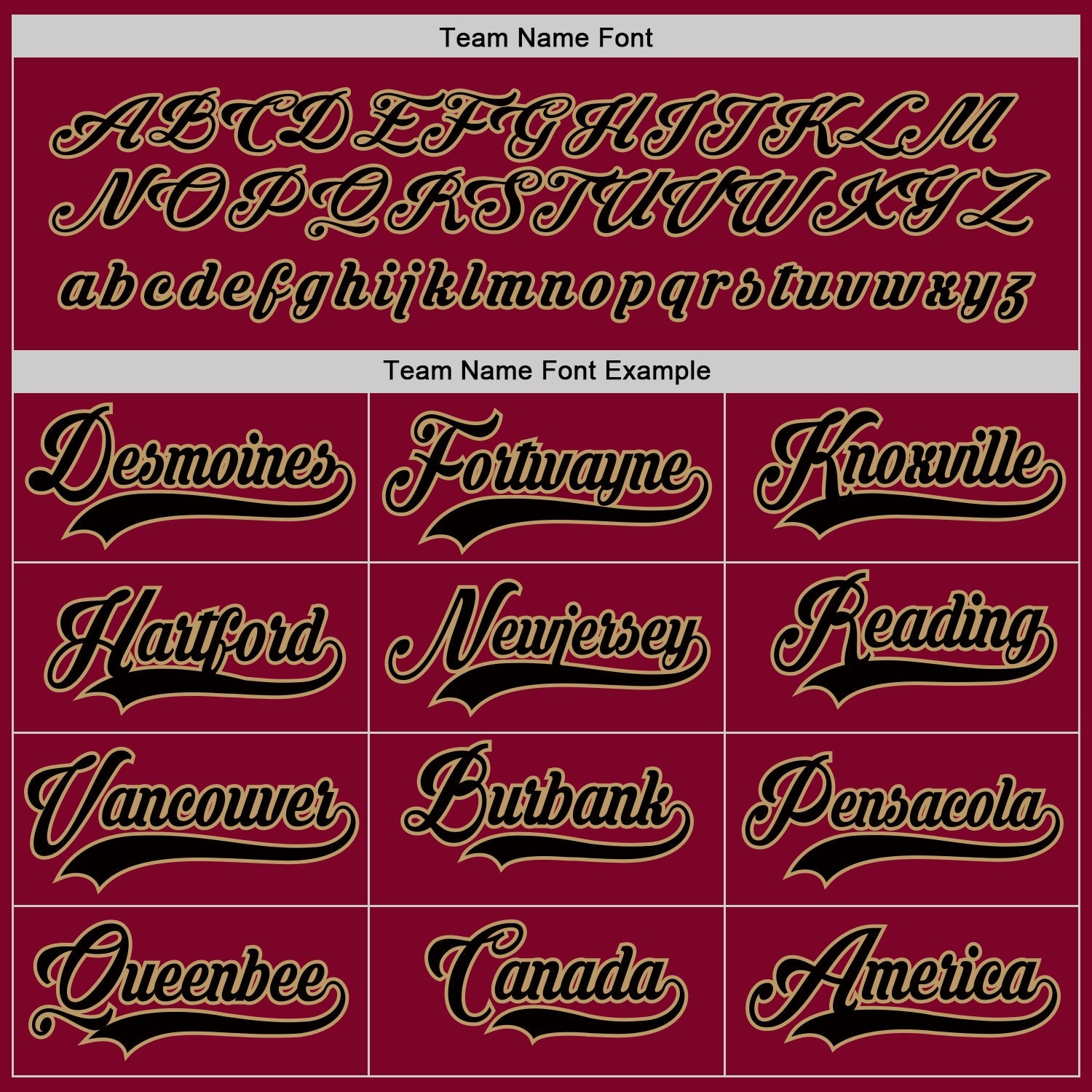 Custom Maroon Black-Old Gold Hockey Jersey view 4