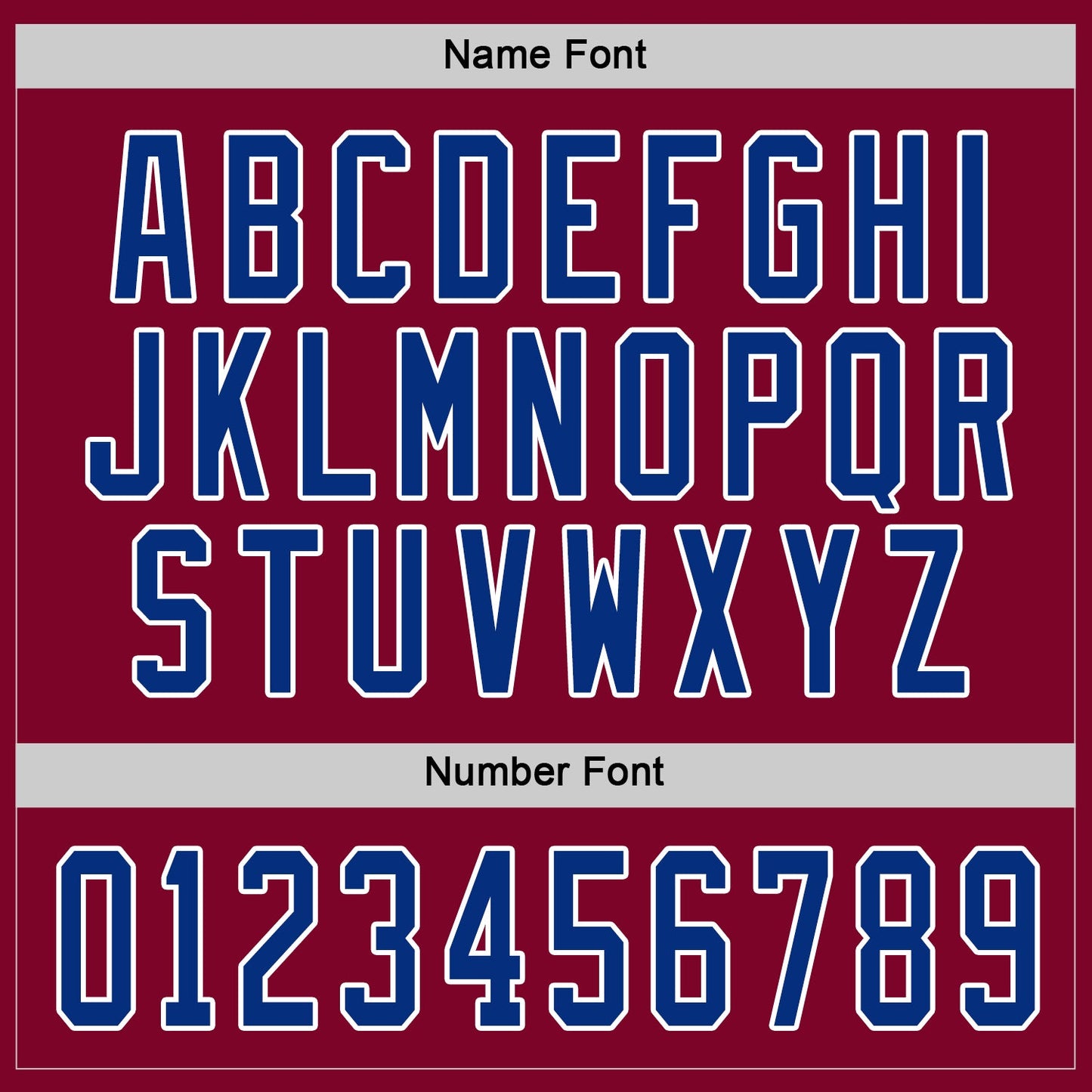 Custom Maroon Royal-White Hockey Jersey view 3