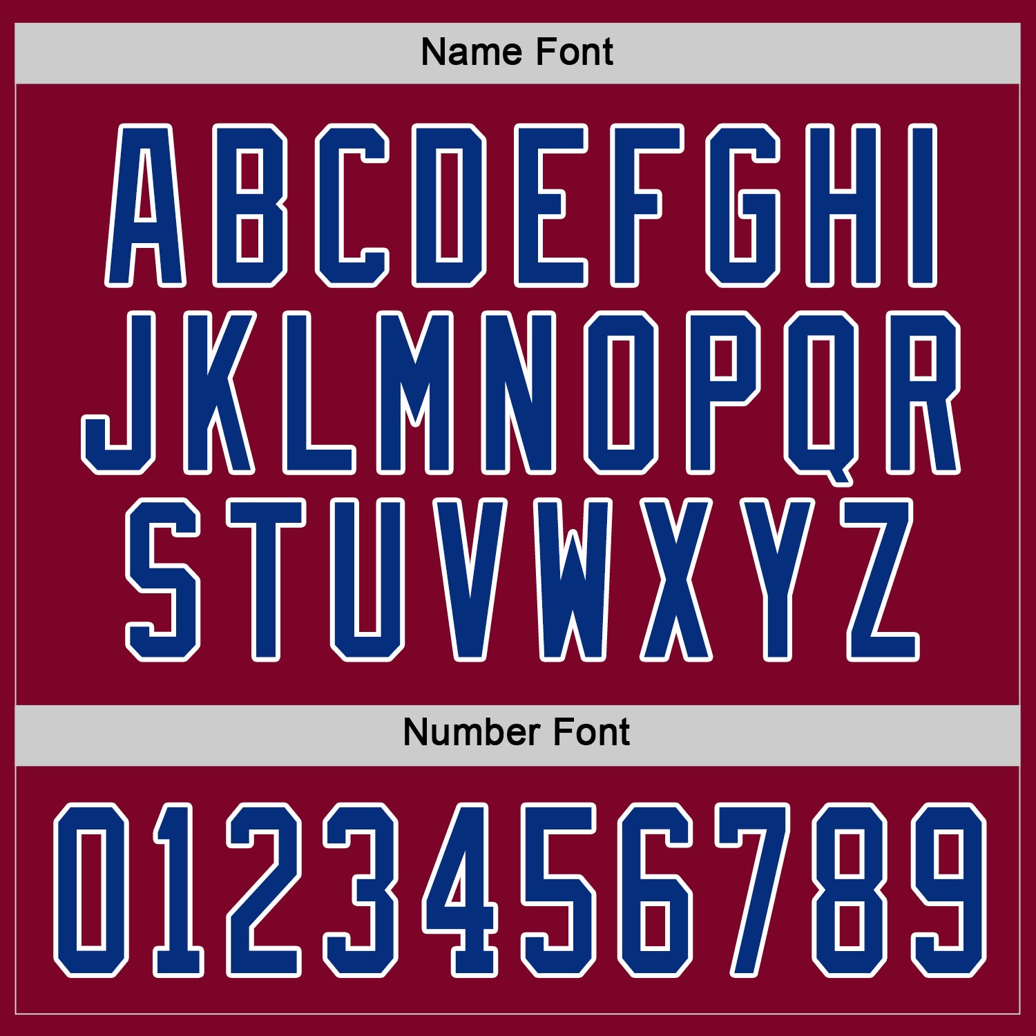 Custom Maroon Royal-White Hockey Jersey view 3