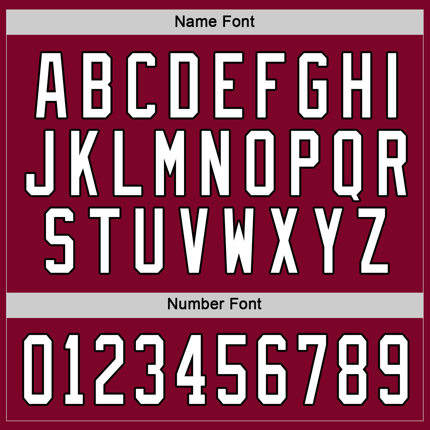 Custom Maroon White-Black Hockey Jersey view 4