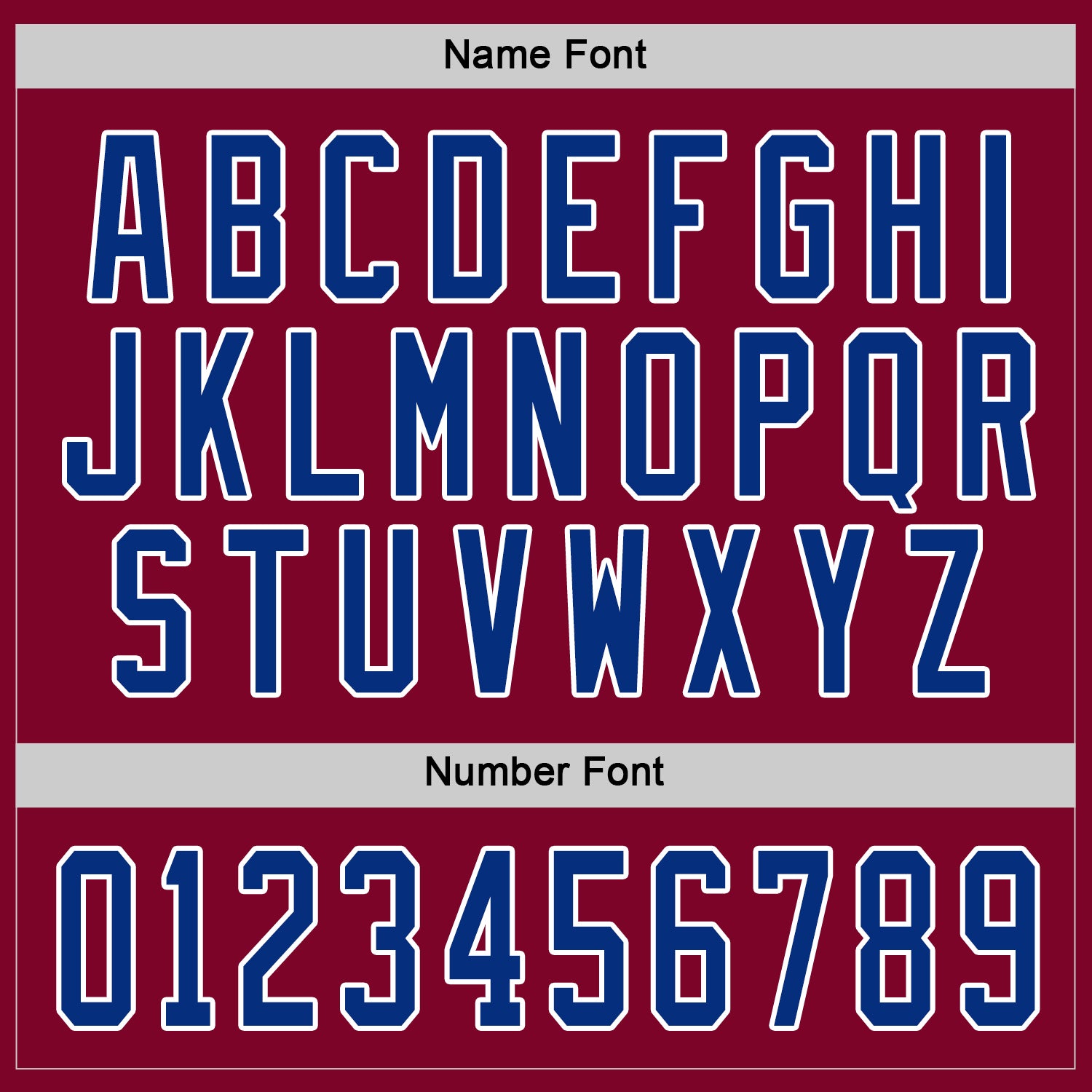 Custom Maroon Royal-White Hockey Jersey view 4
