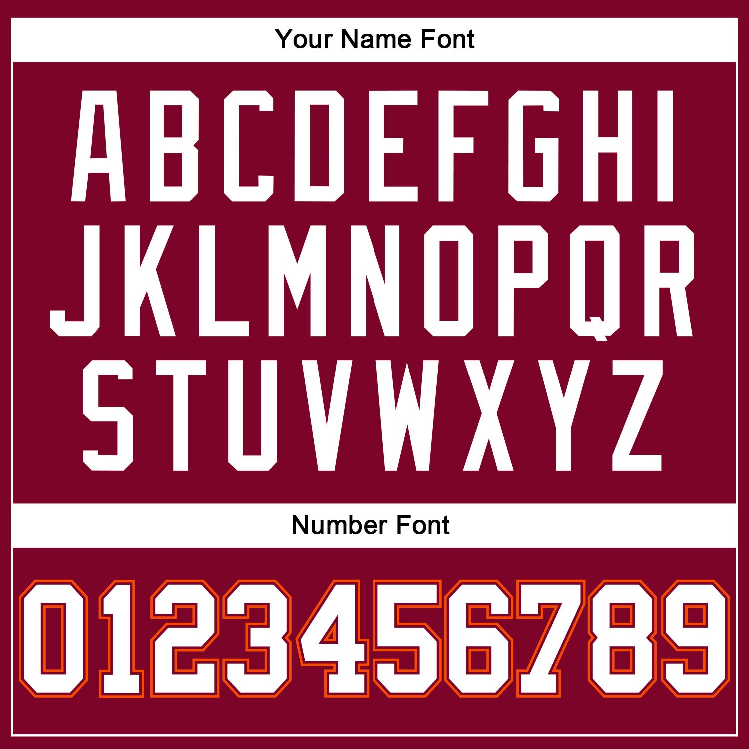 Custom Maroon White-Orange Authentic Throwback Basketball Jersey view 4