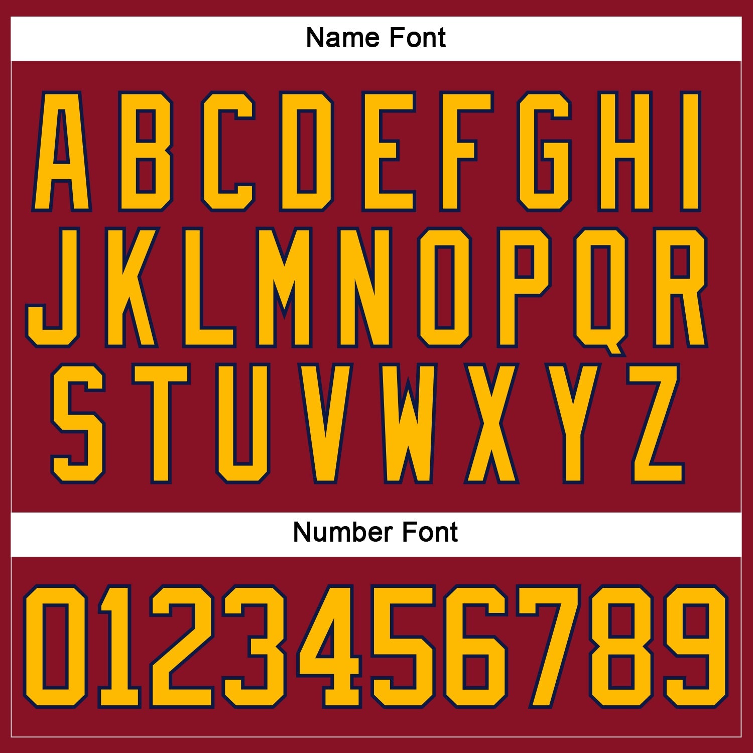 Custom Maroon Gold-Navy Hockey Lace Neck Jersey view 5