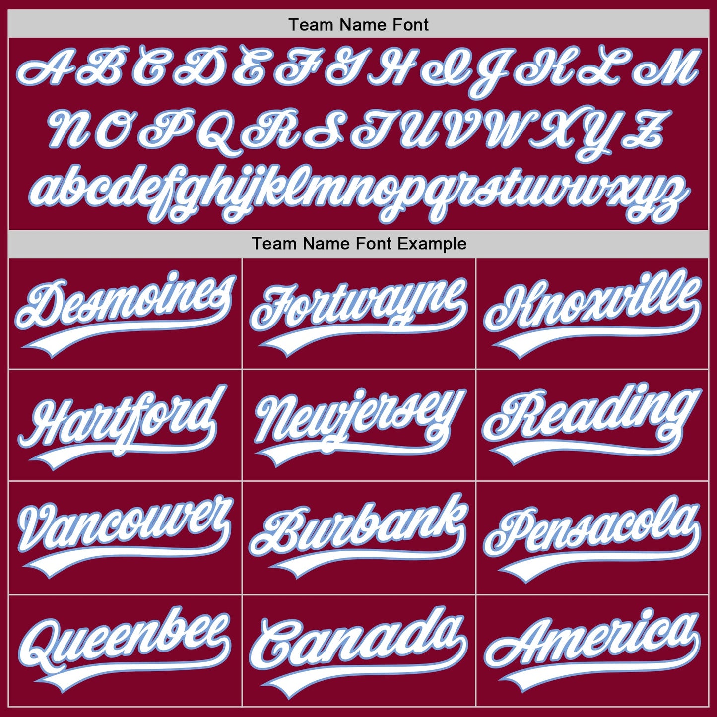 Custom Maroon White-Light Blue Authentic Throwback Baseball Jersey view 4