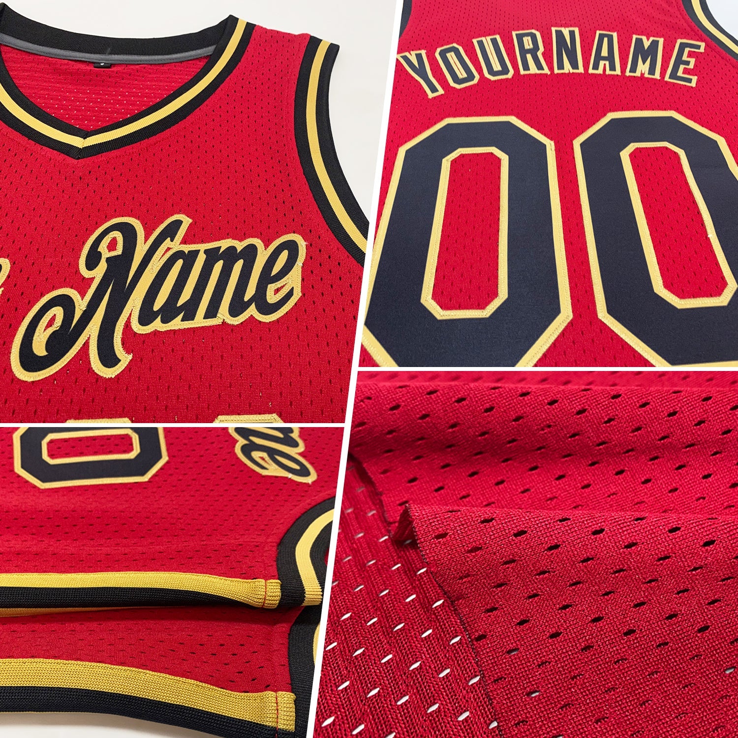 Custom Maroon White-Orange Authentic Throwback Basketball Jersey view 2