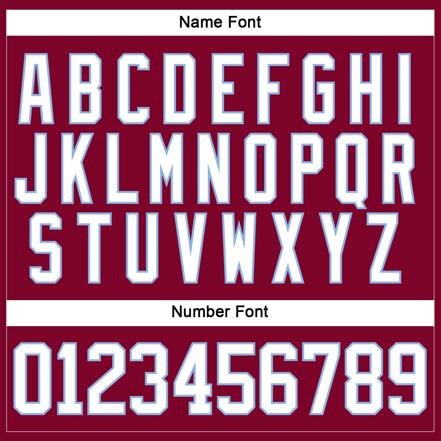 Custom Maroon White-Light Blue Hockey Lace Neck Jersey view 5