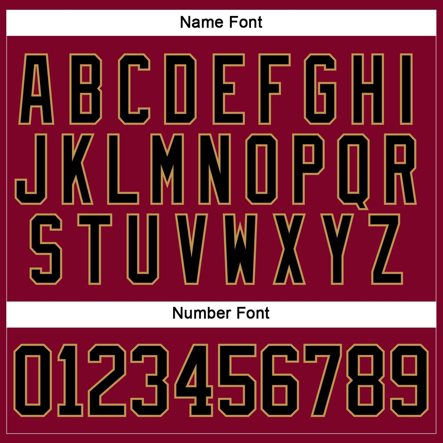 Custom Maroon Black-Old Gold Hockey Lace Neck Jersey view 5
