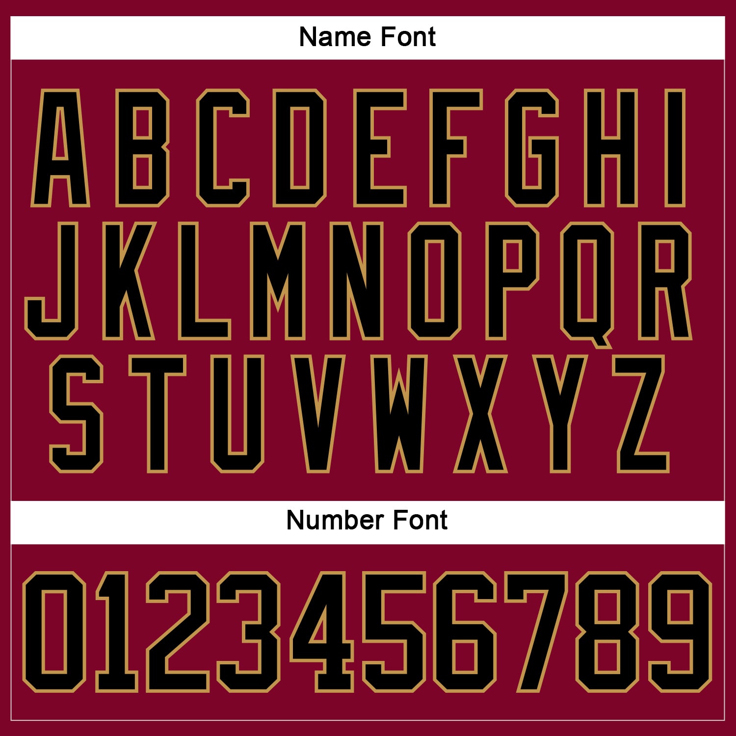 Custom Maroon Black-Old Gold Hockey Lace Neck Jersey view 5