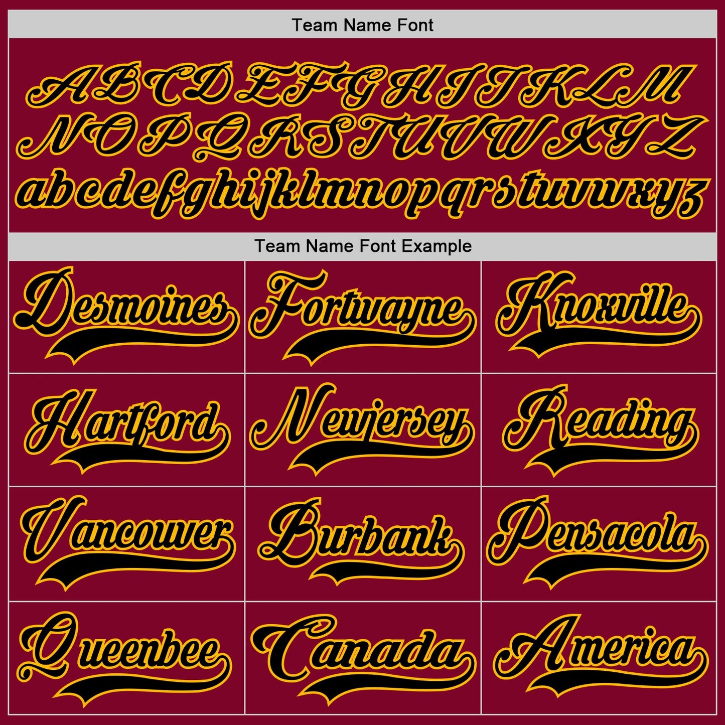 Custom Maroon Black-Gold Hockey Jersey view 4