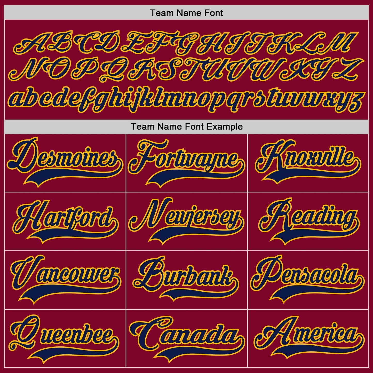 Custom Maroon Navy-Gold Hockey Jersey view 4