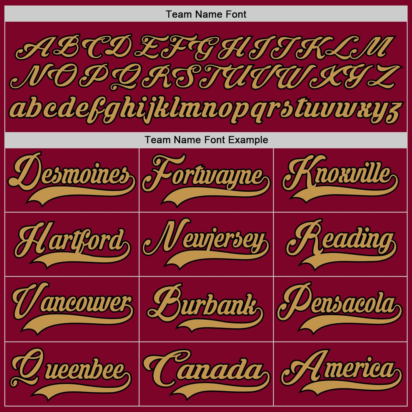 Custom Maroon Old Gold-Black Hockey Jersey view 4