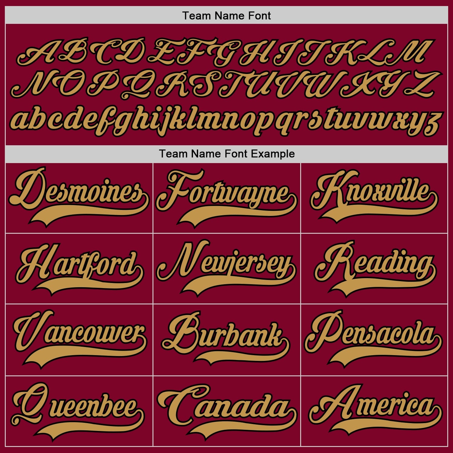 Custom Maroon Old Gold-Black Hockey Jersey view 4
