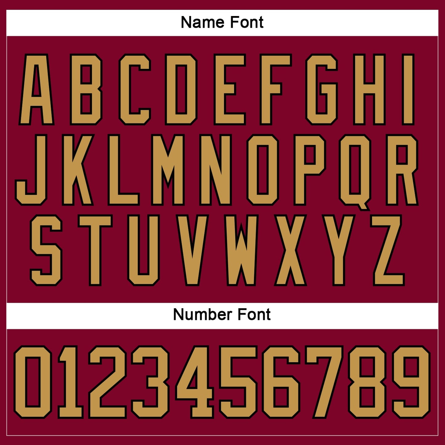 Custom Maroon Old Gold-Black Hockey Jersey view 5