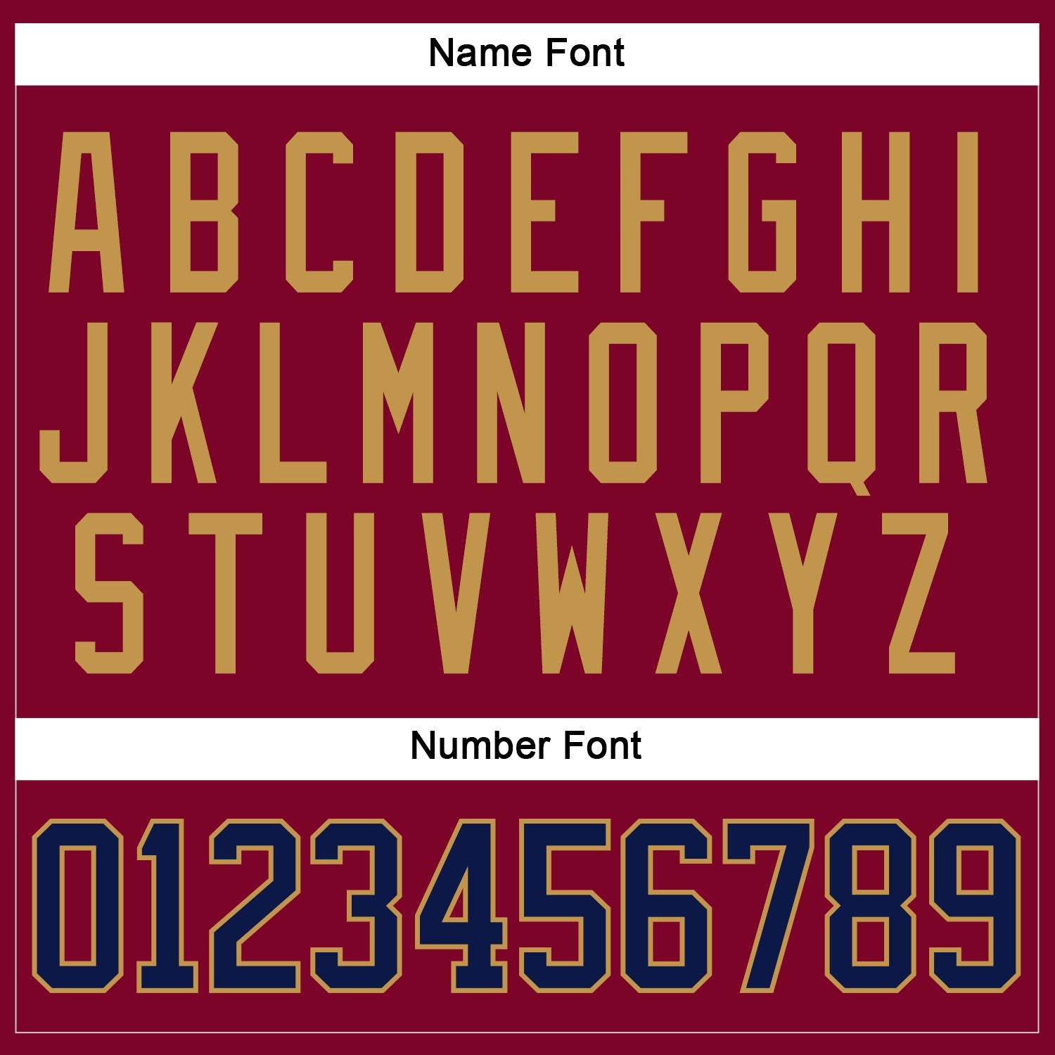 Custom Maroon Navy-Old Gold Hockey Jersey view 5