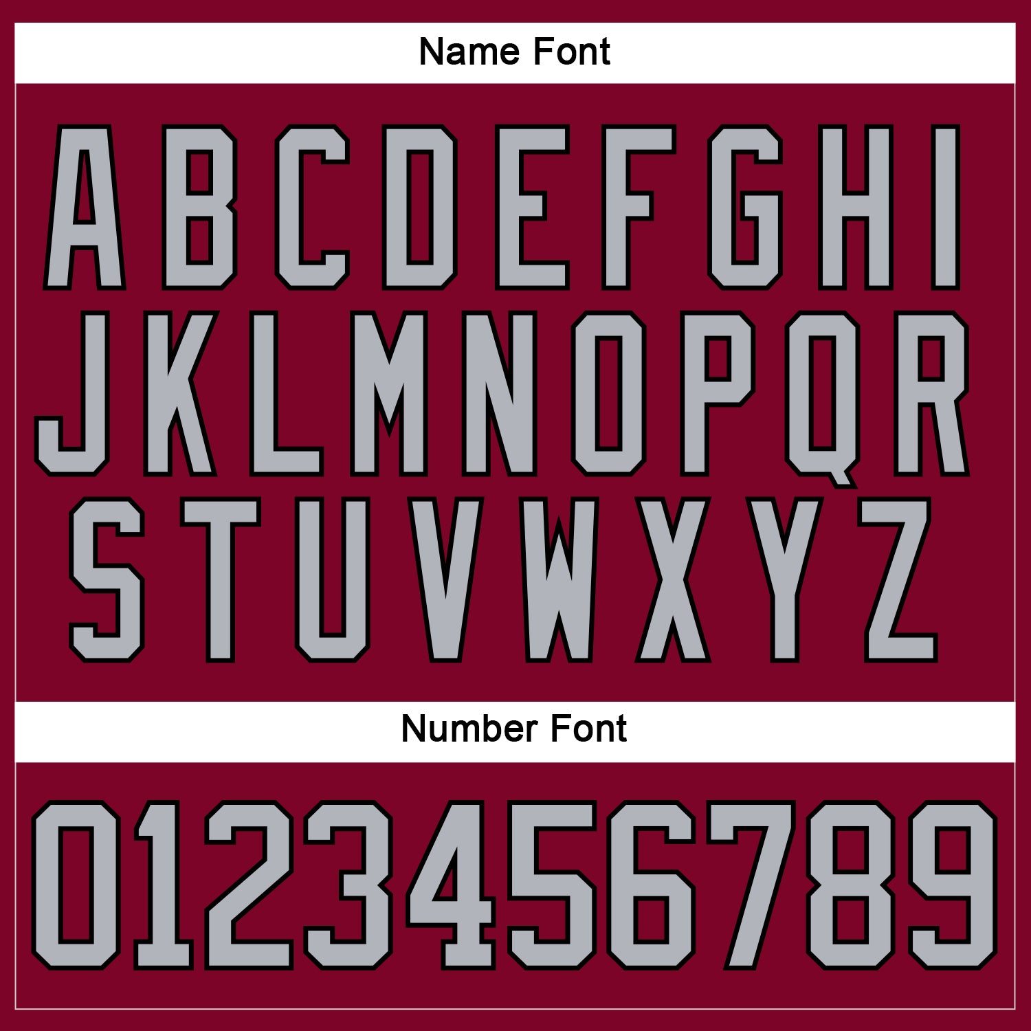 Custom Maroon Gray-Black Hockey Jersey view 5