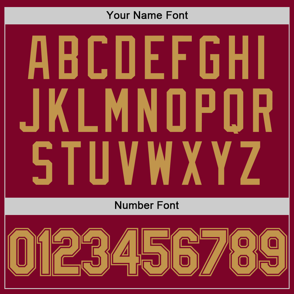 Custom Maroon Old Gold Authentic Throwback Basketball Jersey view 4