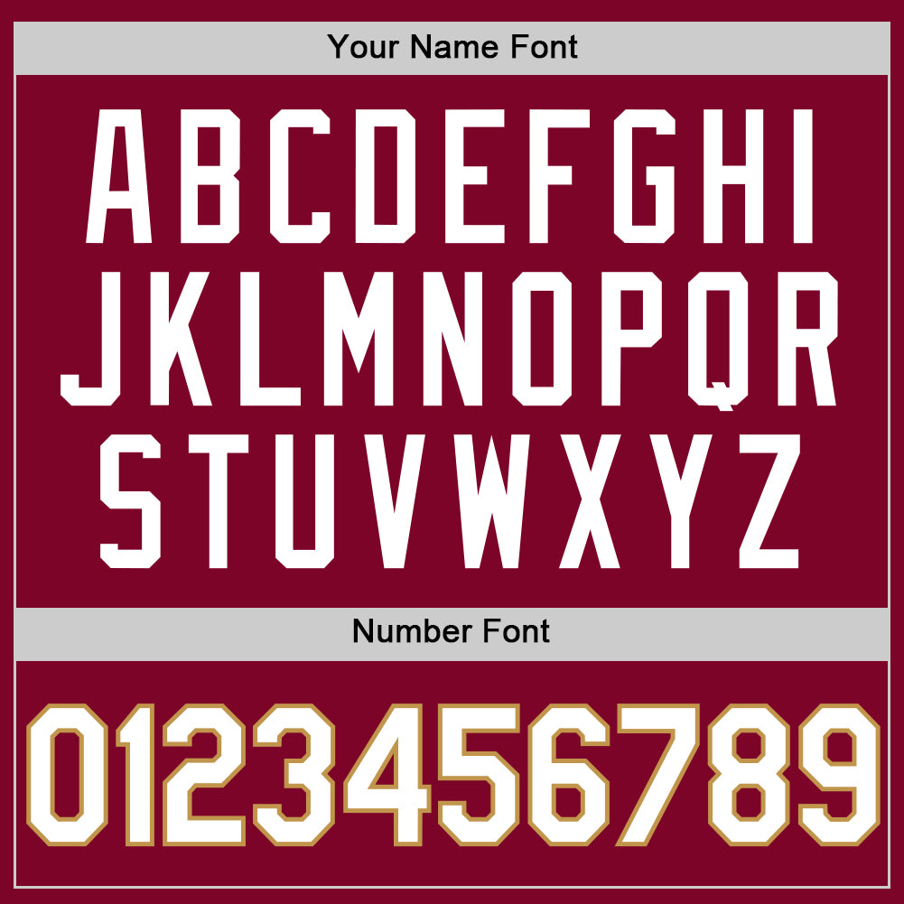 Custom Maroon White-Old Gold Authentic Throwback Basketball Jersey view 4