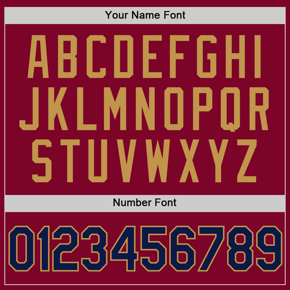 Custom Maroon Navy-Old Gold Authentic Throwback Basketball Jersey view 4
