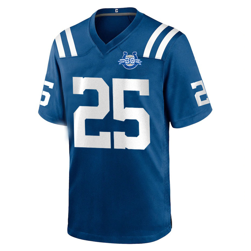 IN.Colts #25 Marshay Green Royai 30th Player Game Jersey Stitched American Football Jerseys view 2