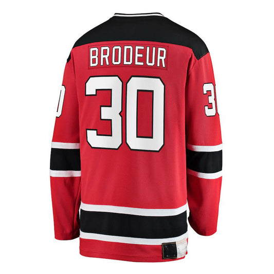 NJ.Devils #30 Martin Brodeur Fanatics Branded Premier Breakaway Retired Player Jersey  Red Stitched American Hockey Jerseys - Main View