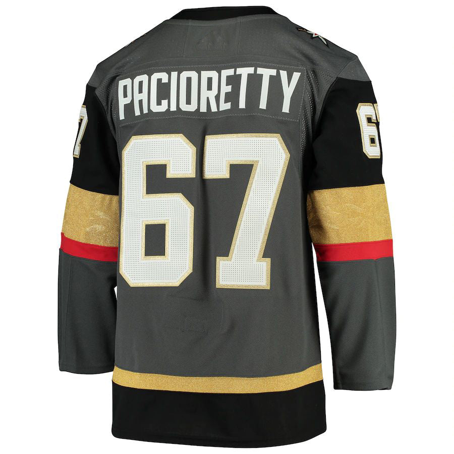 V.Golden Knights #67 Max Pacioretty Alternate Authentic Player Jersey Gray Hockey Jerseys - Main View