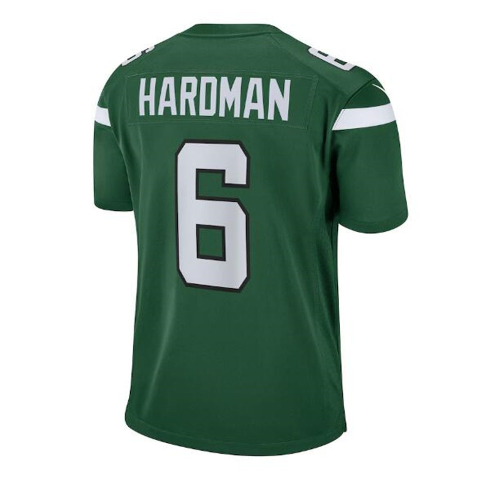 NY.Jets #6 Mecole Hardman  Retired Player Game Jersey - Gotham Green Stitched American Football Jerseys - Main View