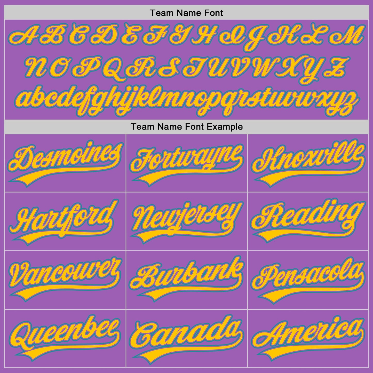 Custom Medium Purple Teal-Yellow Authentic Baseball Jersey view 4