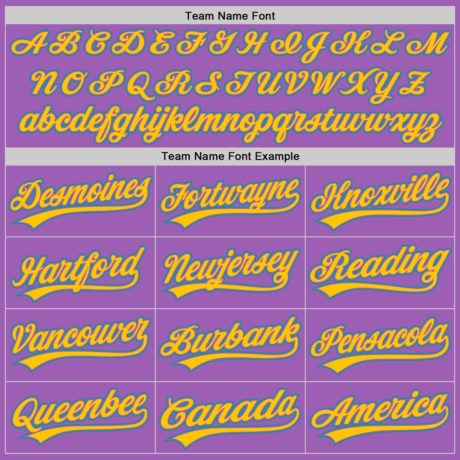 Custom Medium Purple Teal-Yellow Authentic Baseball Jersey view 4