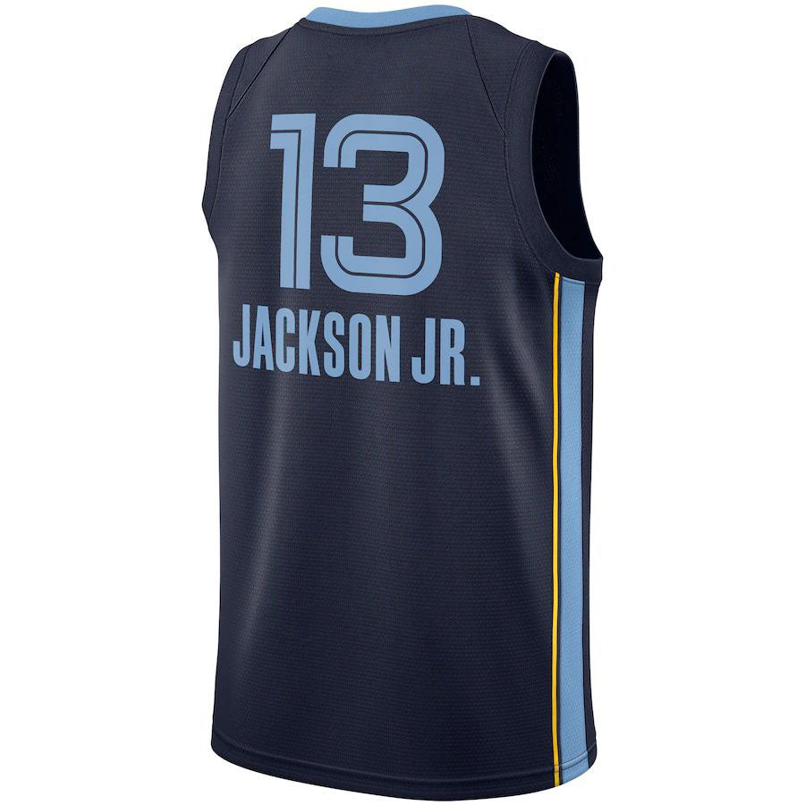 M.Grizzlies #13 Jaren Jackson Swingman Team Icon Edition Navy Stitched American Basketball Jersey - Main View