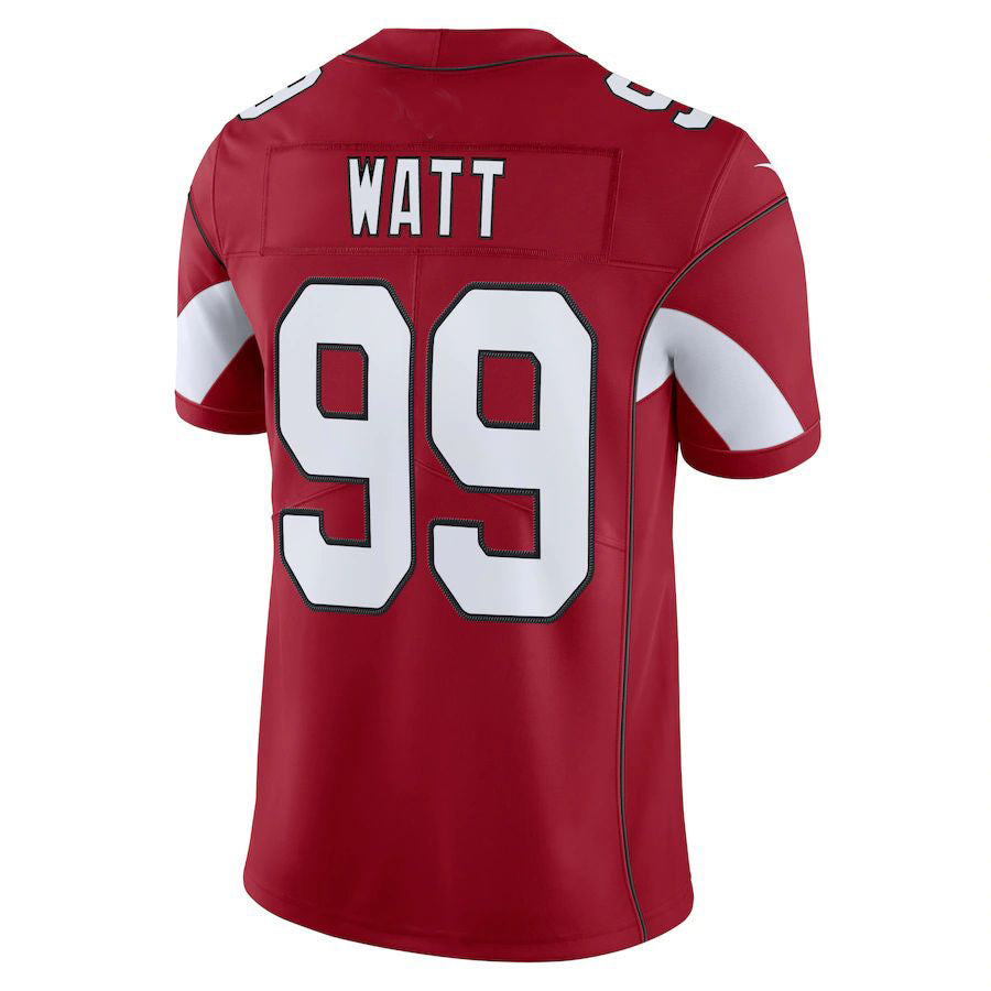 A.Cardinals #99 J.J. Watt  Cardinal Vapor Limited Jersey Stitched American Football Jerseys - Main View